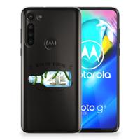 Motorola Moto G8 Power Telefoonhoesje met Naam Boho Bottle