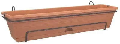 Elho green basics balkonbak all-in-1 70 cm mild terra