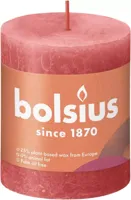 Bolsius stompkaars rustiek shine 6.8x8cm blossom pink Bolsius stompkaars rustiek shine 6.8x8cm blossom pink