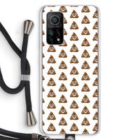 Poop emoji: Xiaomi Mi 10T 5G Transparant Hoesje met koord