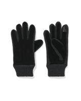 051 Herenhandschoenen Met Touchscreen Tips Suède Zwart (zwart)