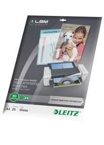 Leitz UDT lamineerhoes ft A3, 160 micron (2 x 80 micron), pak van 25 stuks