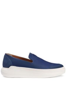 Giuseppe Zanotti mocassins Conley en cuir - Bleu