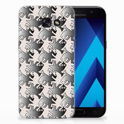 Samsung Galaxy A5 2017 | TPU Hoesje | Salamander Grey