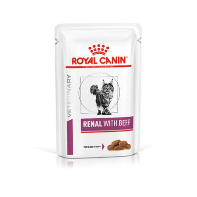 Royal Canin renal kattenvoer rund 12x85gr natvoer