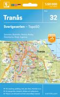 Wandelkaart - Topografische kaart 32 Sverigeserien Tranås | Norstedts