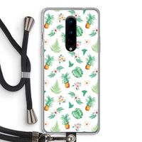 Ananas bladeren: OnePlus 8 Transparant Hoesje met koord