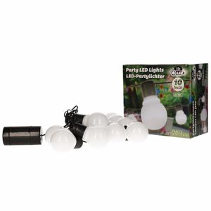 Witte feestverlichting 10 lampen