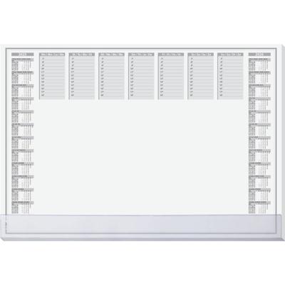 Sigel Protect HO366 Bureau onderlegger 2-jaarskalender Grijs (b x h) 595 mm x 410 mm