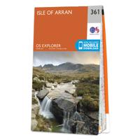 Wandelkaart - Topografische kaart 361 OS Explorer Map Isle of Arran | Ordnance Survey - thumbnail