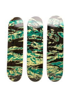 Maharishi lot de six planches de skateboard The Last Supper - Marron