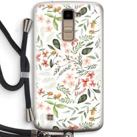 Sweet little flowers: LG K10 (2016) Transparant Hoesje met koord