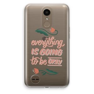 Optimistic flower girl: LG K10 (2017) Transparant Hoesje