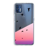 Fly away: Motorola Moto G9 Plus Transparant Hoesje
