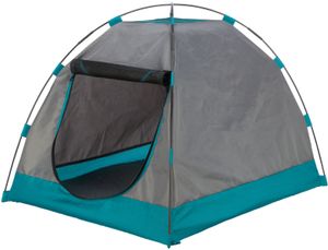 Trixie tent voor honden donkergrijs / petrol (80X65X63 CM)