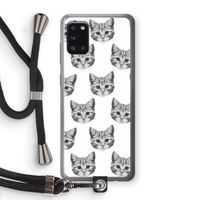 Kitten: Samsung Galaxy A31 Transparant Hoesje met koord
