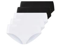 esmara Dames slips 5-pack (Zwart/wit, 3XL)