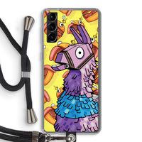 Loot Burger: Samsung Galaxy S21 Plus Transparant Hoesje met koord