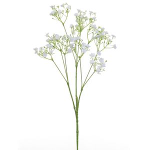 Kunstbloemen Gipskruid/Gypsophila takken wit 70 cm   -