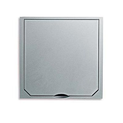 Raam voor vloercontactdoos 1632-602 en 1632-500 Edelstaal mat 1632ESM