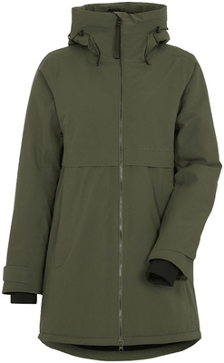 Didriksons Helle Parka Jas Dames Deep Green 36