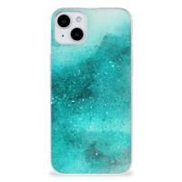 Smartphone hoesje iPhone 15 Painting Blue