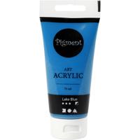 Creativ Company Pigment art acrylverf lake blauw, 75ml