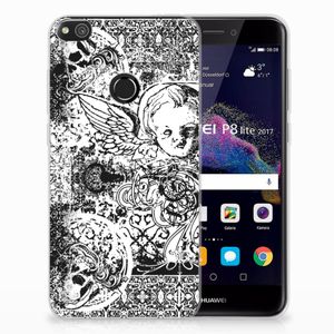 Silicone Back Case Huawei P8 Lite 2017 Skulls Angel