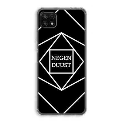 Negenduust geometrisch: Samsung Galaxy A22 5G Transparant Hoesje