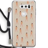 You're so golden: LG V30 Transparant Hoesje met koord