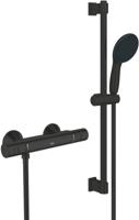 Grohe QuickFix Precision Start thermostatische douchecombinatie mat zwart