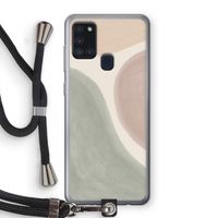 Geo #6: Samsung Galaxy A21s Transparant Hoesje met koord