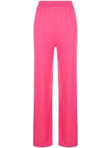 Barrie pantalon droit en maille - Rose