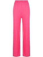 Barrie pantalon droit en maille - Rose - thumbnail