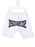 DSQUARED2 KIDS short de sport à logo imprimé - Blanc - thumbnail