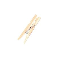 24x Mini houten wasknijpers 4.5 cm   -