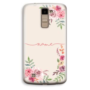 Rozen: LG K10 (2016) Transparant Hoesje