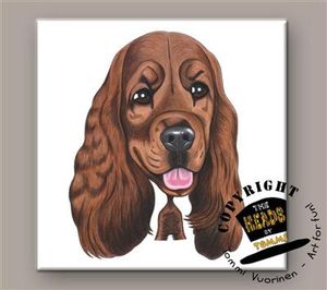 Cocker Spaniel tegeltje