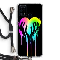 Hold My Heart: Samsung Galaxy M31 Transparant Hoesje met koord