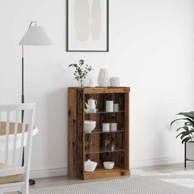 Dressoir Oud hout 60.5 x 37 x 100 cm Bewerkt hout