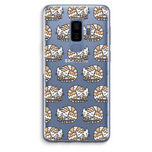 Slapende poes: Samsung Galaxy S9 Plus Transparant Hoesje