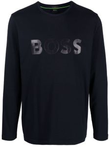 BOSS t-shirt à logo imprimé - Bleu