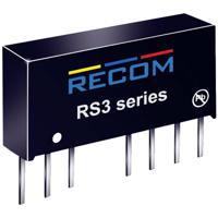 RECOM RS3-0512S DC/DC-converter 12 V 0.25 A 3 W Aantal uitgangen: 1 x Inhoud 1 stuk(s) - thumbnail