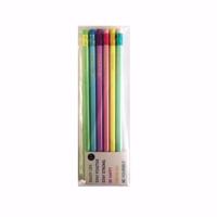 Potloden Met Gum Pastel 6 Stuks Potloden Met Gum Pastel 6 Stuks