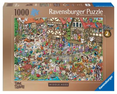 Puzzel ravensburger ray's comic middle ages 1000st