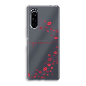 Kusjes: Sony Xperia 5 Transparant Hoesje