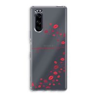 Kusjes: Sony Xperia 5 Transparant Hoesje
