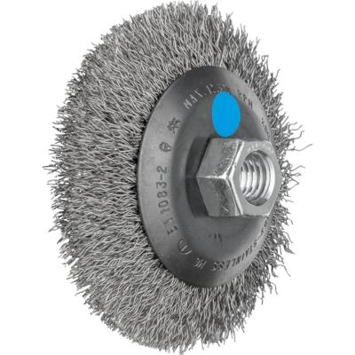PFERD TOOLS 43316003 Schijfborstel ongetordeerd KBU Ø 100 x 10 mm M14 Ø roestvrijstalen draad 0,35 voor haakse slijpers 1 stuk(s)