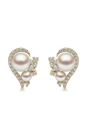 Yoko London puce d'oreille sertie de perles d'eau douce