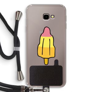 Raketijsje: Samsung Galaxy J4 Plus Transparant Hoesje met koord